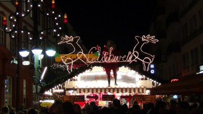 kerstmarkt Frankfurt Nacht 2012