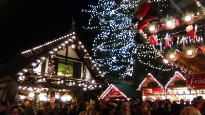 kerstmarkt Frankfurt Nacht 2012