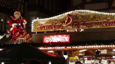 kerstmarkt Frankfurt Nacht 2012